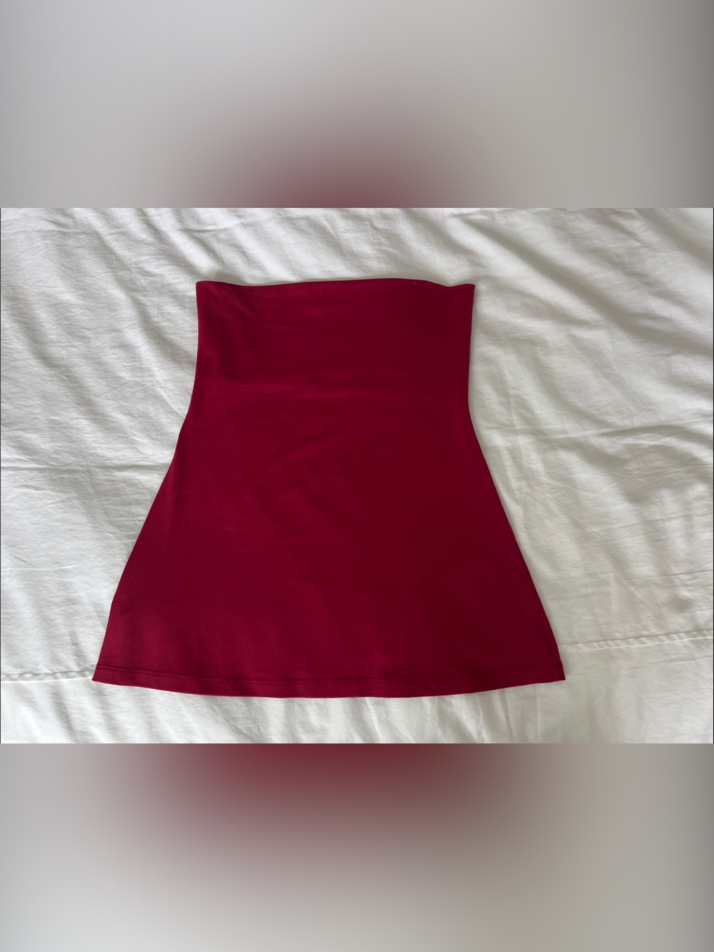 Susana Monaco strapless tube top in Berry